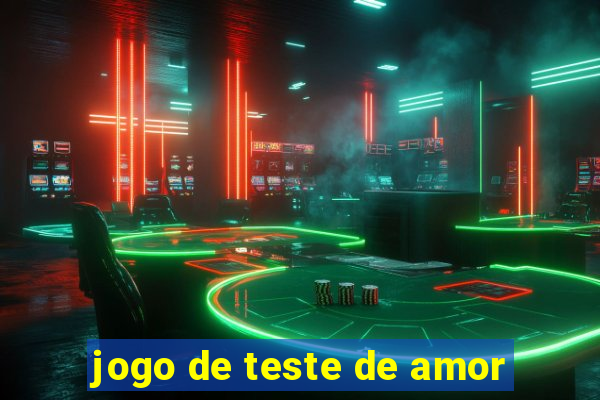 jogo de teste de amor