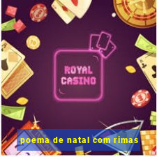 poema de natal com rimas