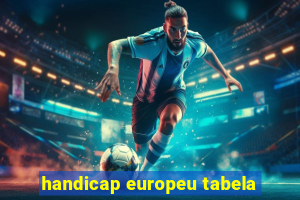 handicap europeu tabela