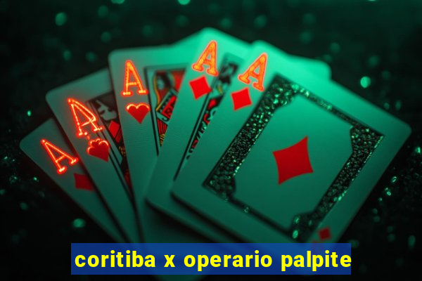 coritiba x operario palpite