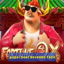 papai noel desenho facil