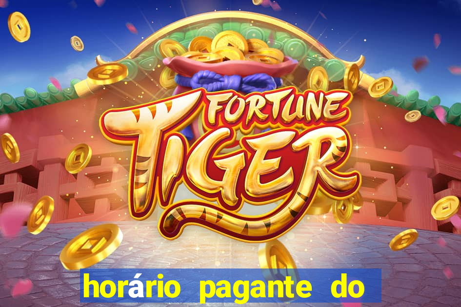 horário pagante do fortune tiger