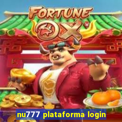 nu777 plataforma login